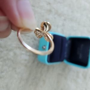 Tiffany Paper Flowers Diamond Flower Ring